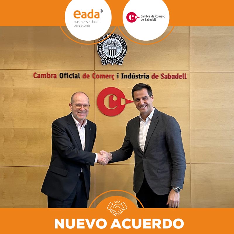 EADA Business School i la Cambra de Comerç de Sabadell s'alien per impulsar la transformació digital de les pimes
